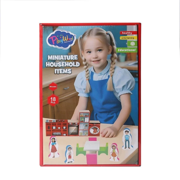 ONY-407 Ahşap Minyatür Ev Eşyaları ürün görseli 1