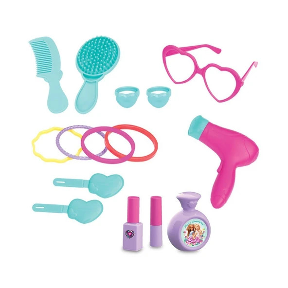 03486 Dede, Barbie Güzellik Set Bavulum - Resim 3
