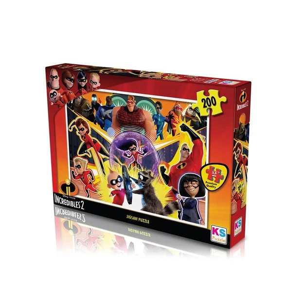 Ks Games 200 Parça Incredibles  Puzzle ürün görseli 1