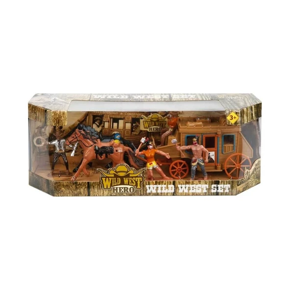 S00077116 Kovboy Oyun Set - Kızılderili At -1 Adet Stokta Olan Gönderilir ürün görseli 1