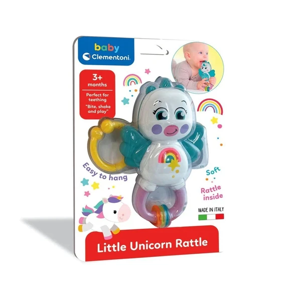 17778 Baby Clementoni - Sevimli Unicorn Çıngırak - Resim 2