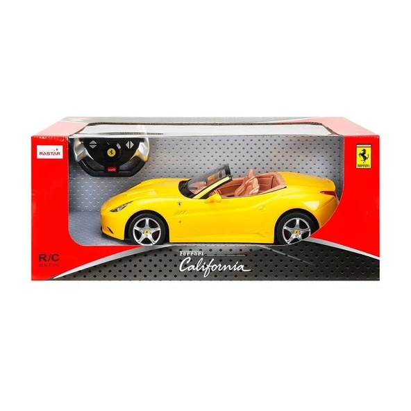 47200 1:12 Ferrari California Uzaktan Kumandalı Işıklı Araba ürün görseli 1