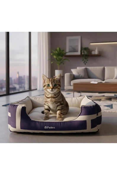 PATİTEX Kedi-Köpek Yatakları - Yıkanabilir Yatak -A Kalite Kumaş -Kaliteli Kedi-Köpek Yatakları ürün görseli 1