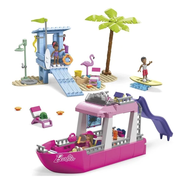 HPN79 MEGA Barbie® Malibu Rüya Teknesi™ 317 parça +6 yaş ürün görseli 1