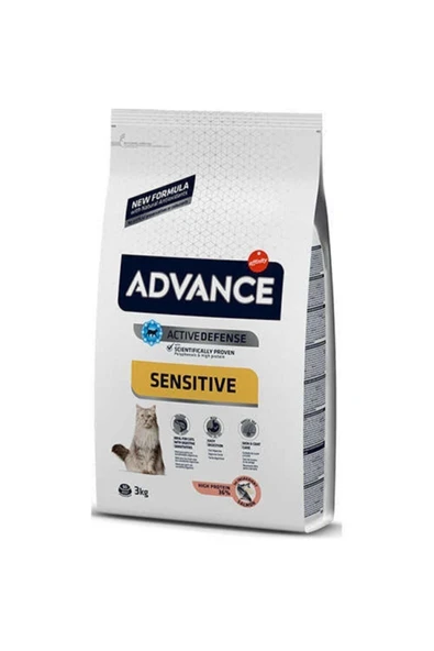 Sensitive Somonlu Yetişkin Kedi Maması 3 Kg ürün görseli 1