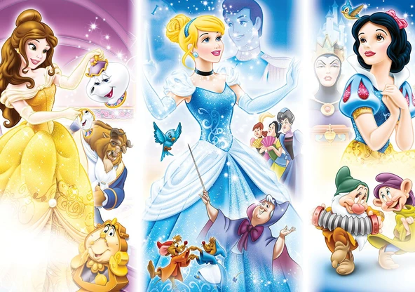 KS Puzzle 50 Parça Disney Prensesler ürün görseli 1