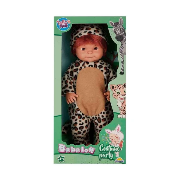 40041 Bebelou Hayvan Kostümlü Bebek 40 cm ürün görseli 1