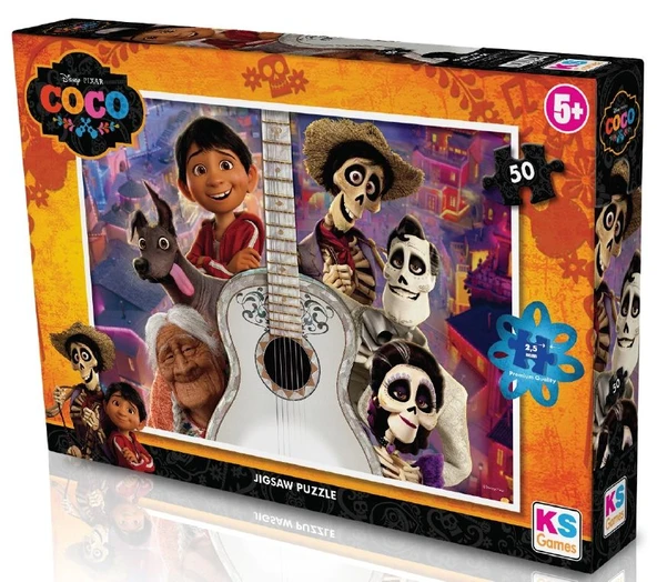 KS Puzzle 50 Parça Coco - Resim 2