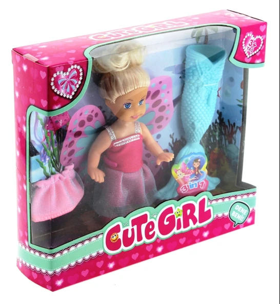 Cute Girl Mini Bebek Denizkızı Seti ürün görseli 1