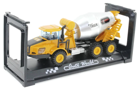 Die Cast Mini İnşaat Aracı Mikser - Resim 4