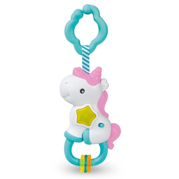 17333 Baby Clementoni İnteraktif Unicorn Oyuncak / +6 ay ürün görseli 1