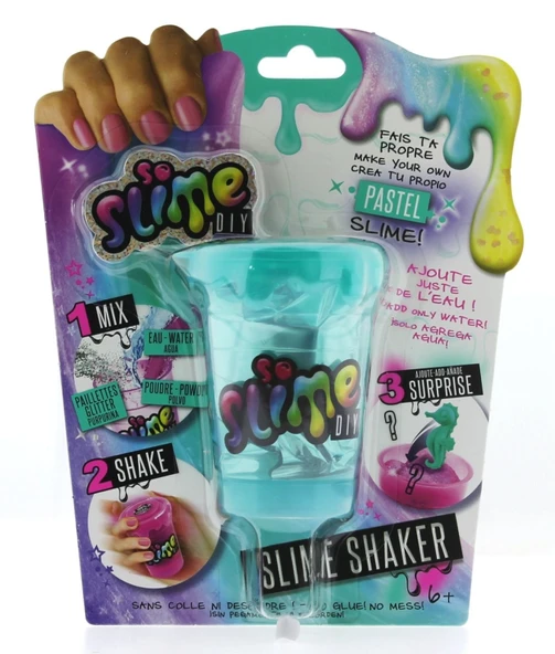 Pastel Yeşil Slime Shaker Rainbow Tekli Paket ürün görseli 1