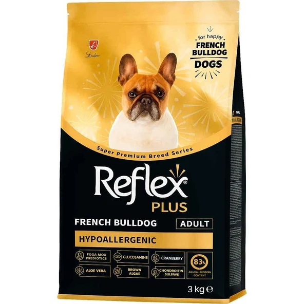 Reflex Plus French Bulldog Yetişkin Köpek Maması 3 Kg ürün görseli 1
