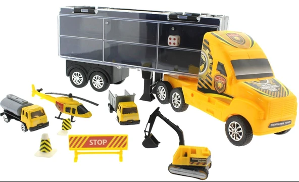 Taşınabilir Die Cast Metal Araçlı İnşaat Kamyonu ürün görseli 1