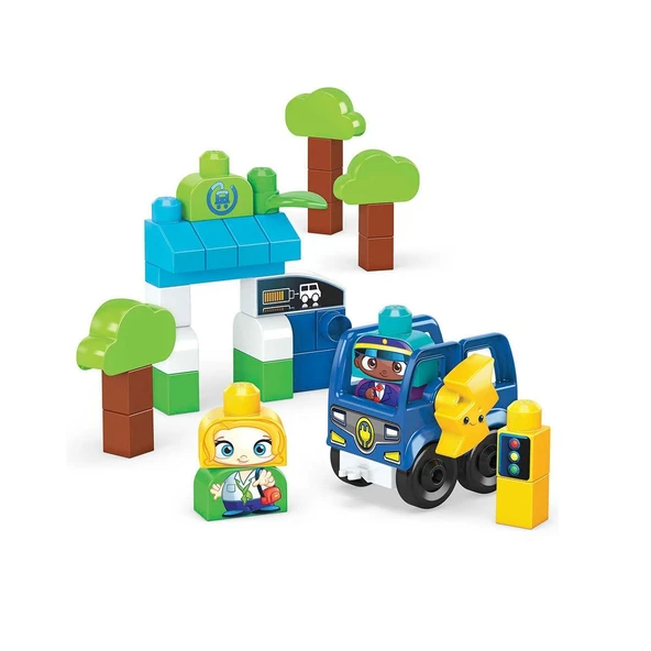 HDX90 Mega Bloks, Doğa Dostu Otobüs Seti, 36 parça, +1 yaş ürün görseli 1