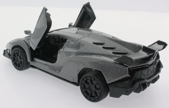 Çek Bırak Gri  Metal Spor Araba Sl6607B ürün görseli 1