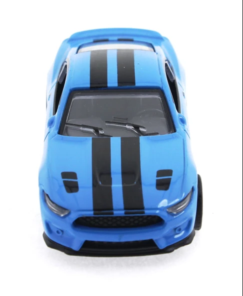Die Cast Çek Bırak Metal Mavi Spor Araba ürün görseli 1