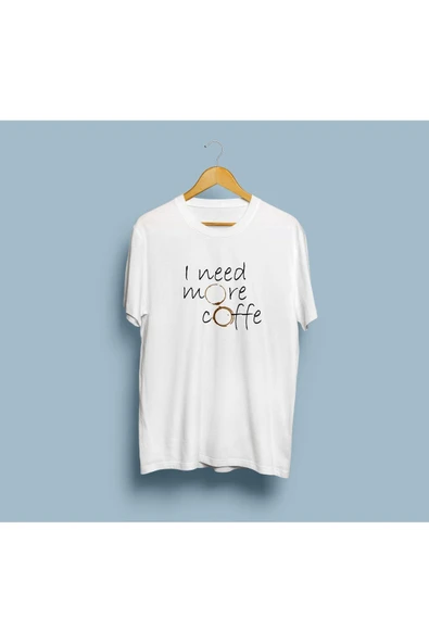 Oversize Daha fazla kahveye ihtiyacım var unisex T-shirt ürün görseli 1