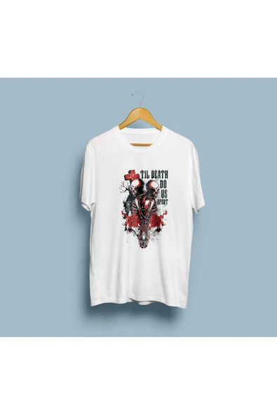 Oversize TIL Death to Us Apart Tasarım unisex T-shirt ürün görseli 1