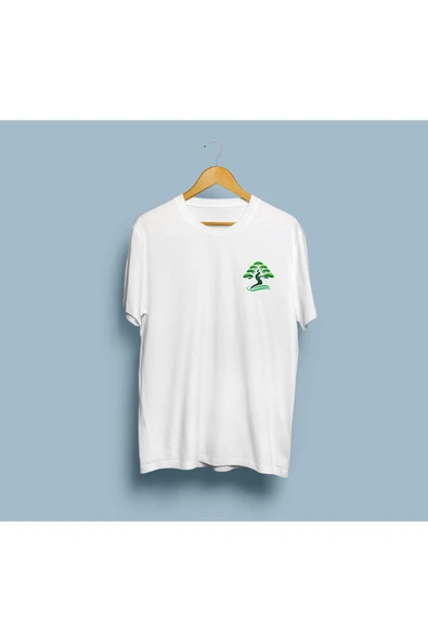 Oversize Ağaç ve Yeşil Tasarım unisex T-shirt ürün görseli 1