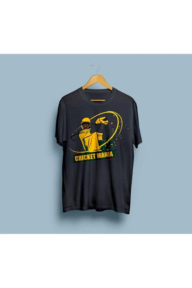Oversize Cricket Mania Tasarım Unisex T-shirt ürün görseli 1