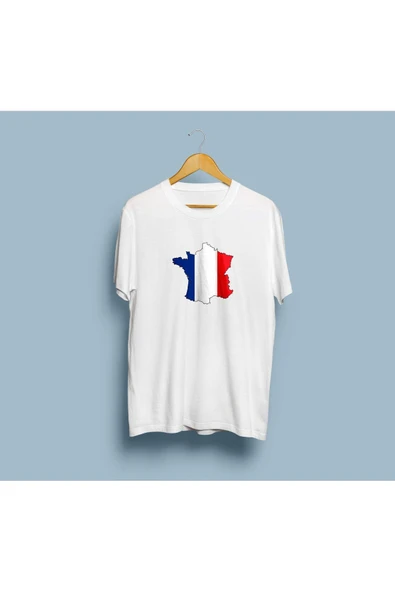 Oversize Fransa / France Tasarım unisex T-shirt ürün görseli 1