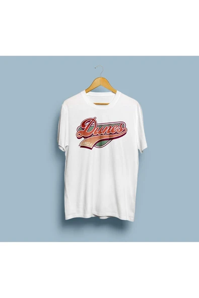 Oversize Dunes Ibiza Tasarım Unisex T-shirt ürün görseli 1