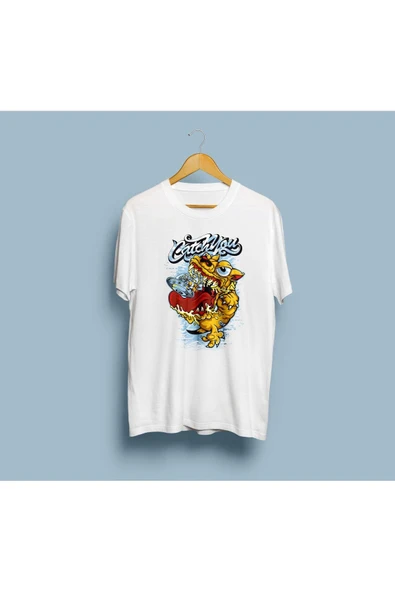 Oversize CatchYou tasarım unisex T-shirt ürün görseli 1