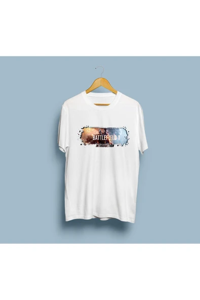 Oversize BattleField 1 tasarım unisex T-shirt ürün görseli 1