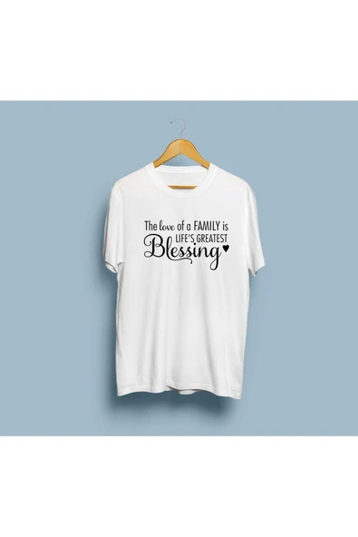 Oversize The love of a Family unisex T-shirt ürün görseli 1
