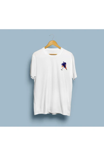 Oversize Olimpiyat Oyunları Hokey / Hockey Logolu unisex T-shirt ürün görseli 1