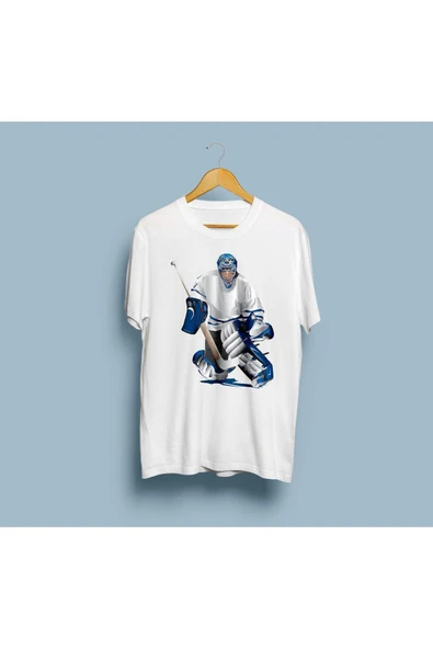 Oversize Buz Hokeyi / Ice Hockey Tasarım Unisex T-shirt ürün görseli 1