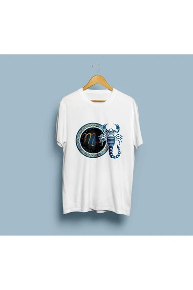 Oversize Akrep baskılı tasarım t-shirt ürün görseli 1