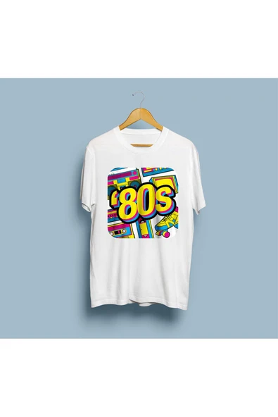 Oversize '80s / Seksenler Tasarım Unisex T-shirt ürün görseli 1