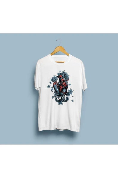 Oversize Hand Tasarım Unisex T-shirt ürün görseli 1