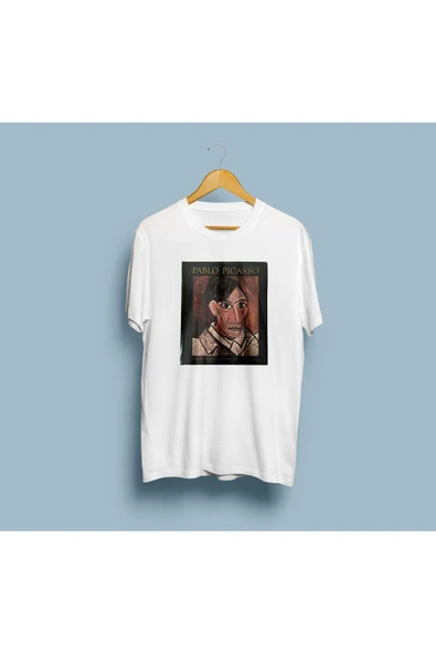 Oversize Pablo Picasso Tasarım Unisex T-shirt ürün görseli 1