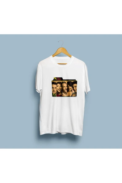 Oversize How I Met Your Mother Karakterleri Unisex t-shirt ürün görseli 1