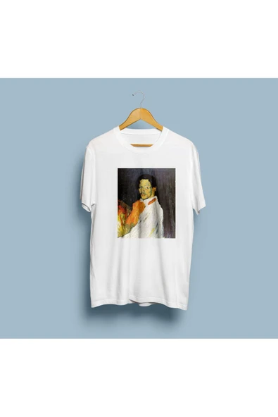 Oversize Pablo Picasso Self Portrait Unisex T-shirt ürün görseli 1
