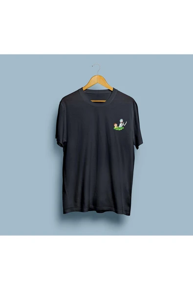 Oversize Rick and Morty Baskılı Unisex T-shirt ürün görseli 1