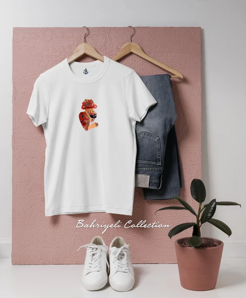 Oversize İstanbul Hacivat Karagöz Tasarımlı Unisex T-Shirt ürün görseli 1