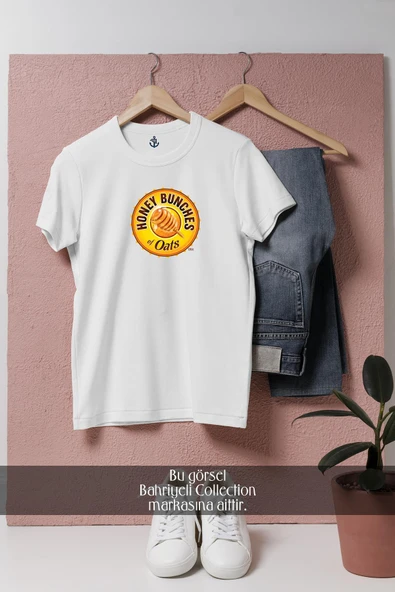 Oversize Honey Bunches Of Oats  Tasarımlı Unisex T-Shirt ürün görseli 1
