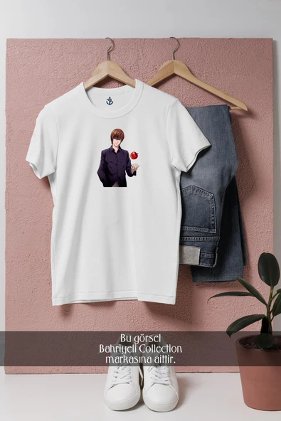 Oversize Light Yagami Misa Amane Ryuk Death Note  Tasarımlı Unisex T-Shirt ürün görseli 1