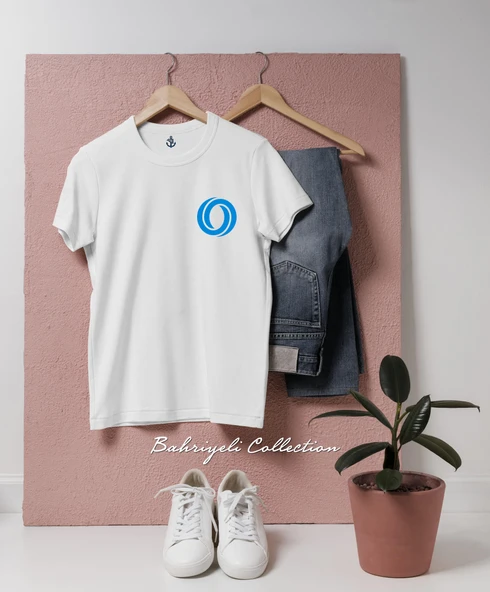 Oversize oasis network _ rose kripto coin Cep Tasarımlı Unisex T-Shirt ürün görseli 1
