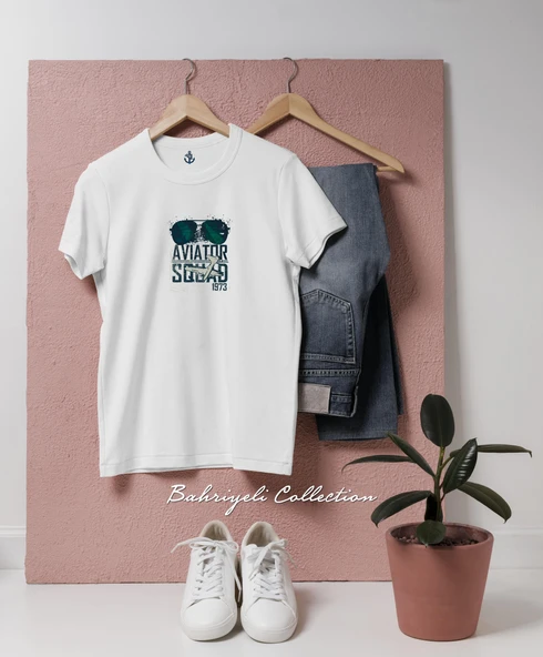 Oversize Aviator Squad 1973 poster  Tasarımlı Unisex T-Shirt ürün görseli 1