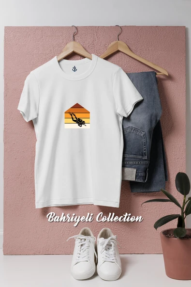 Oversize Colors İn Deep Divers  Tasarımlı Unisex T-Shirt ürün görseli 1
