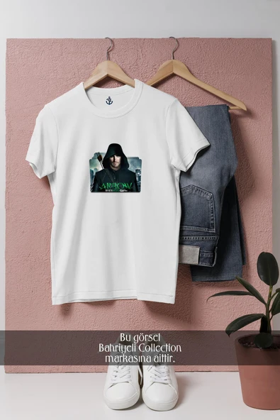 Oversize Arrow Yabancı Dizisi  Tasarımlı Unisex T-Shirt ürün görseli 1