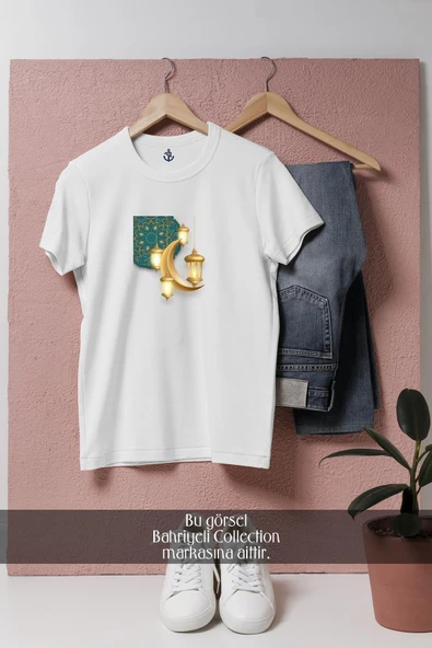 Oversize İslam _ Müslüman Sembol  Tasarımlı Unisex T-Shirt ürün görseli 1