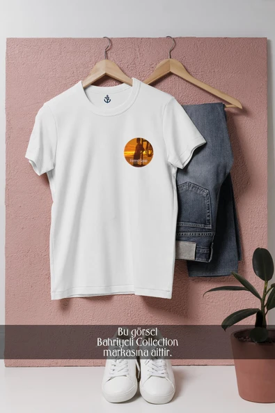 Oversize Forrest Gump Cd Cep Tasarımlı Unisex T-Shirt ürün görseli 1