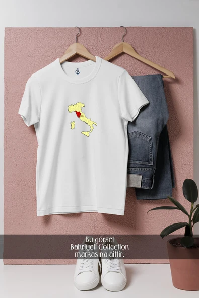 Oversize İtalya Toscana  Tasarımlı Unisex T-Shirt ürün görseli 1