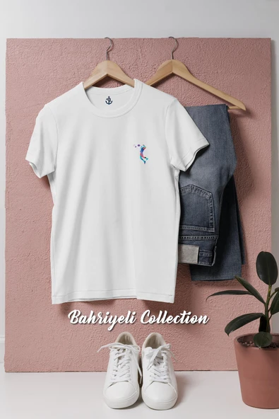 Oversize Badminton Cep Tasarımlı Unisex T-Shirt ürün görseli 1